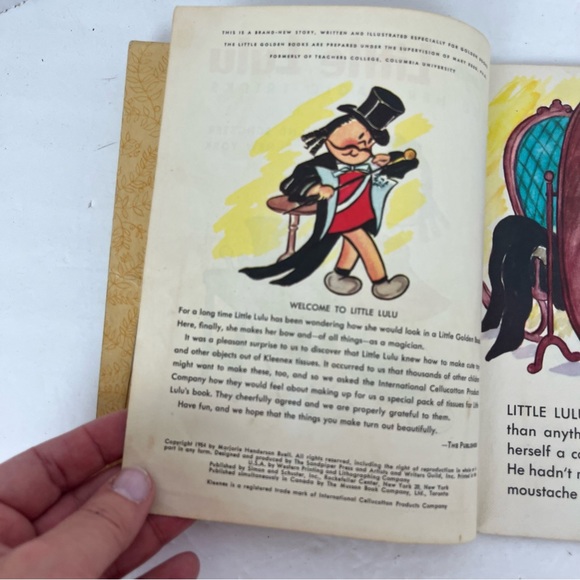 RARE-VTG-Little Golden Book-Little Lulu & her magic tricks. - Picture 6 of 16